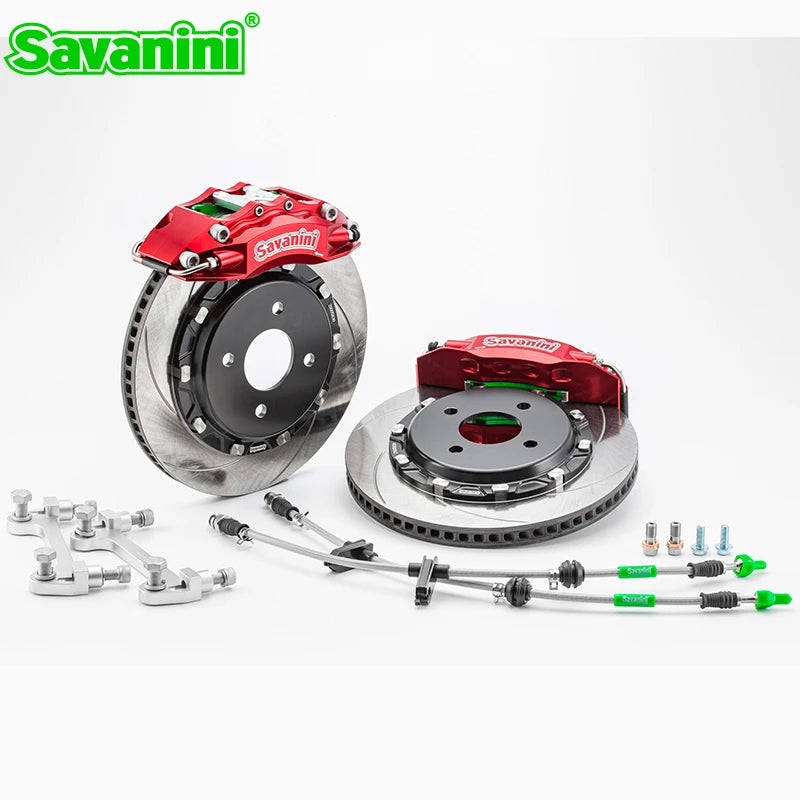 SAVANINI Racing Car Big Brake Caliper Kit small 6 Piston Brake Rotors