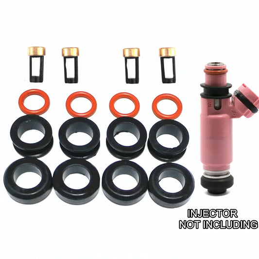 4sets Fuel Injector Seal  O-Ring Kit Seals Filters for Subaru WRX STI