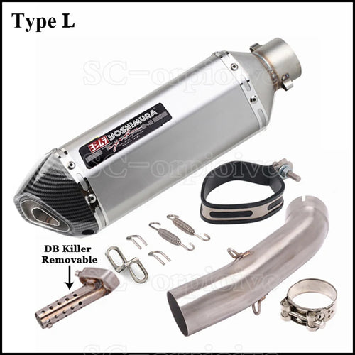 Yoshimura Exhaust Modified Muffler Escape moto Middle Link Pipe For