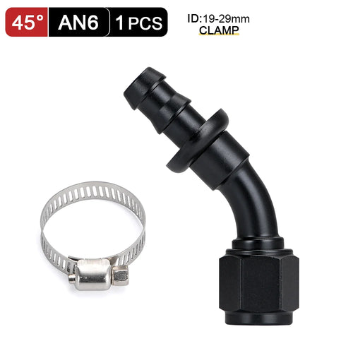 Universal AN6 AN8 AN10 Push-on Hose End Fittings Fuel Oil Cooler Hose