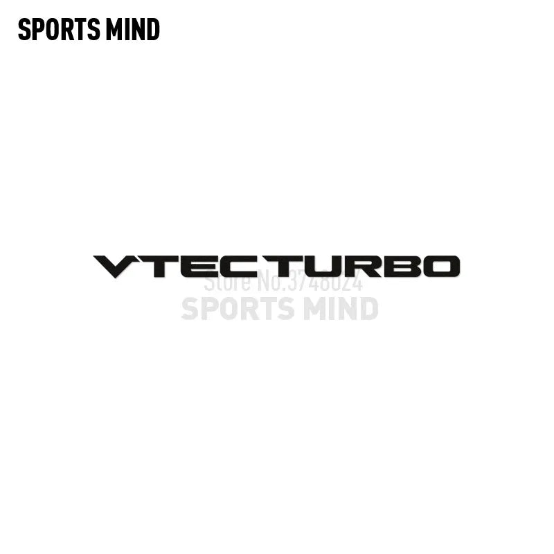 VTEC TURBO Viny Windshield Car Sticker Decal For Honda Civic Fit Jazz