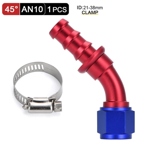 Universal AN6 AN8 AN10 Push-on Hose End Fittings Fuel Oil Cooler Hose