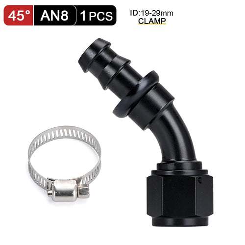 Universal AN6 AN8 AN10 Push-on Hose End Fittings Fuel Oil Cooler Hose