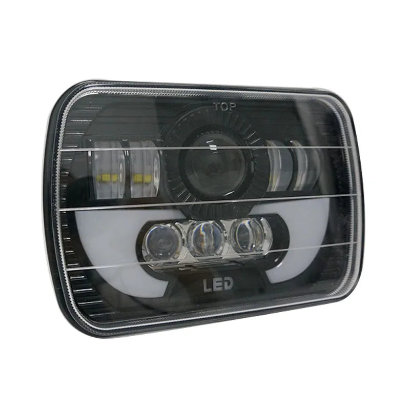 5x7'' Auto headlamp 5x7 inch High Low Beam square led headlight for