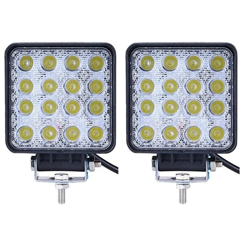 10pcs 48W Led Work Light 4 Inch Square Offroad Light 12V 24V Driving