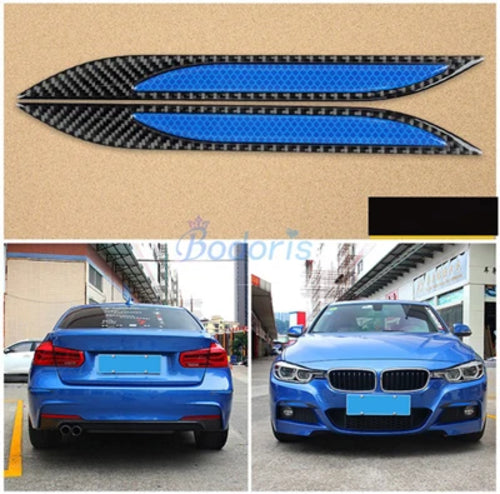 Waterproof Reflective Warning Sticker Front Rear Bumper Strips For