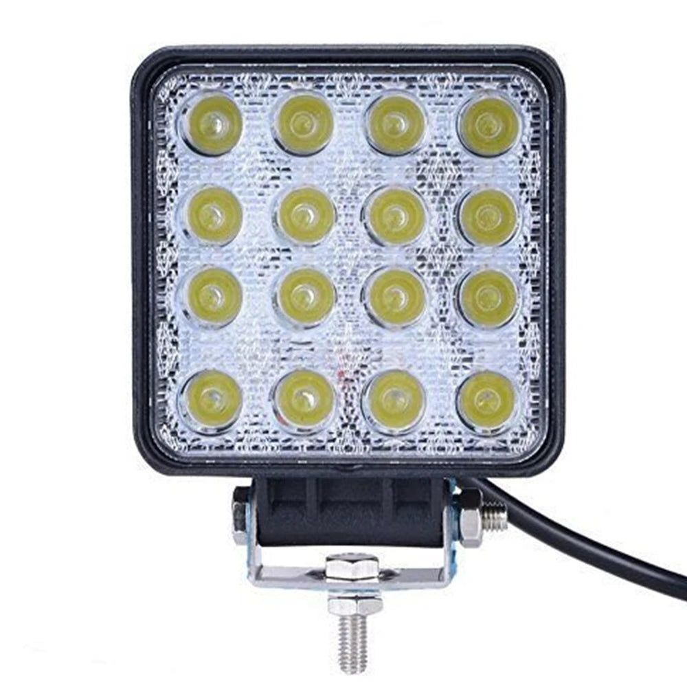 10pcs 48W Led Work Light 4 Inch Square Offroad Light 12V 24V Driving