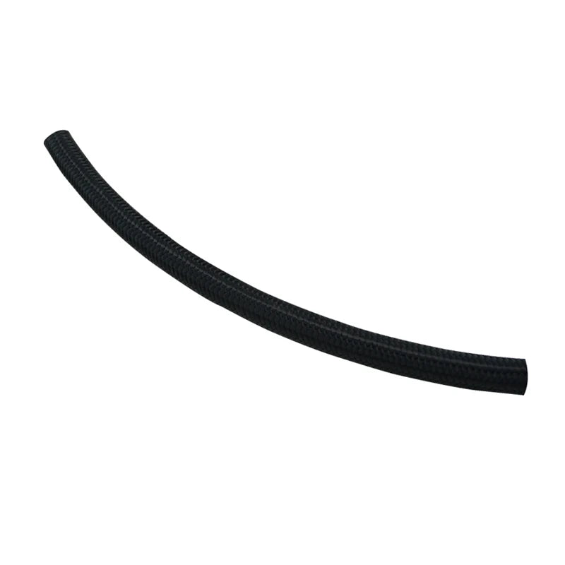 WLR RACING - 10 AN Pro's Lite Black Black  Braided Fuel Oil Line 350