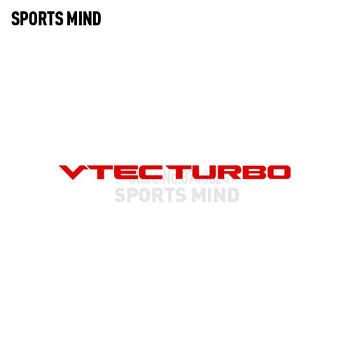 VTEC TURBO Viny Windshield Car Sticker Decal For Honda Civic Fit Jazz