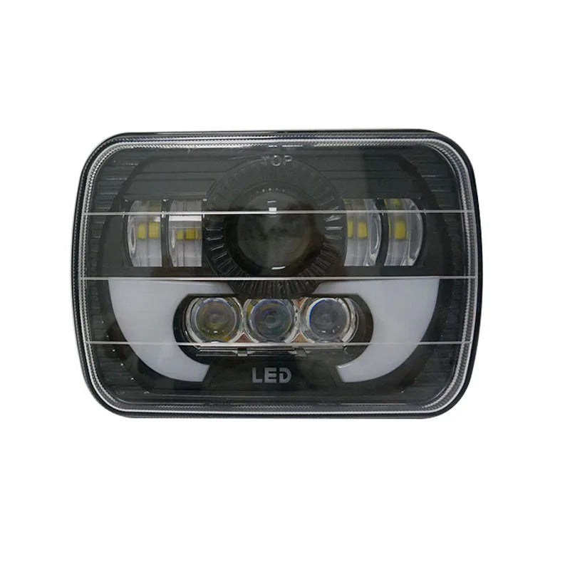 7x6 5x7 Inch Rectangular LED Headlights Square Headlamp High/ Low Beam