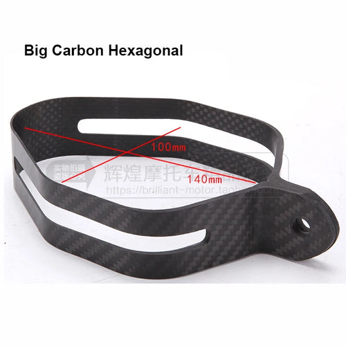 Stainless Steel & Carbon Finer Motorcycle Exhaust clamp muffler