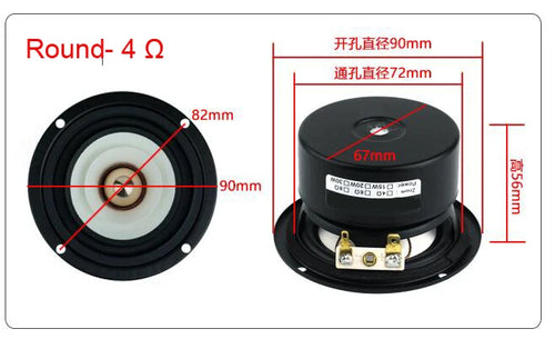 2PCS/LOT Sounderlink 3'' Full Range frequency Speaker 3 inch 90MM unit