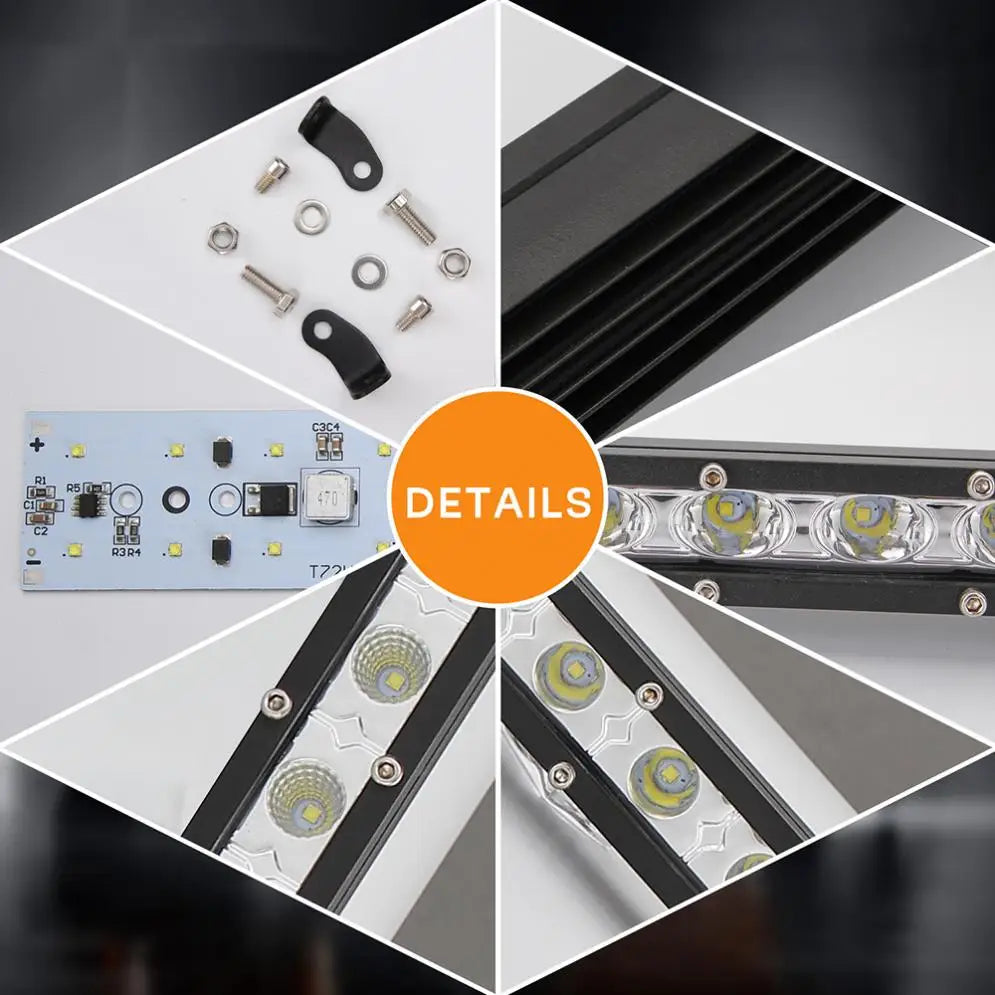 14 Inch 36W 6000K 1800LM Waterproof Car LED Strip Work Light Bar