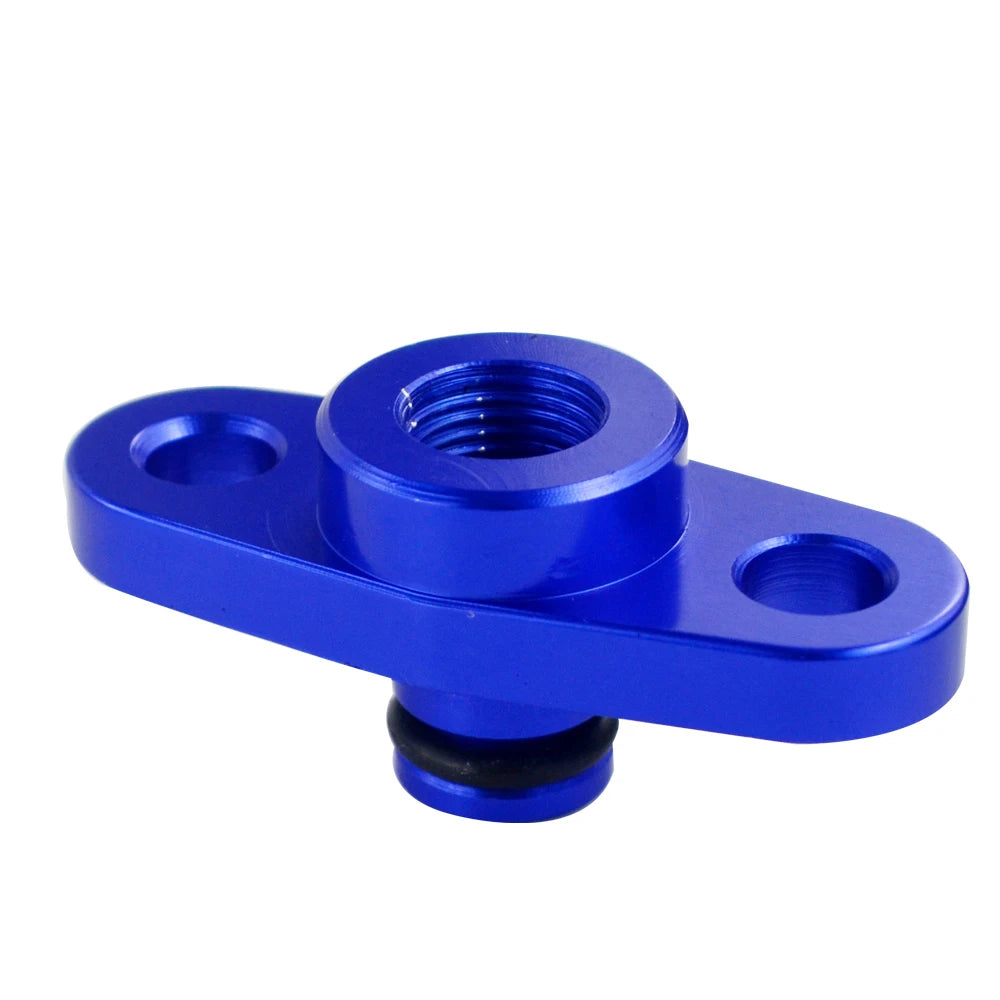 WLR RACING - 1/8 NPT Fuel Rail Pressure Regulator Adapter Blue for