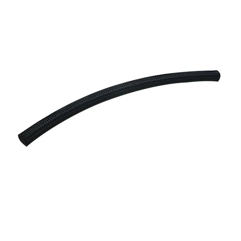 WLR RACING - 10 AN Pro's Lite Black Black  Braided Fuel Oil Line 350