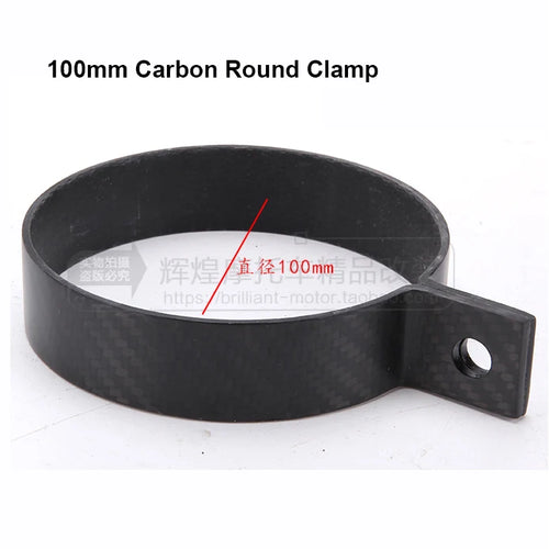 Stainless Steel & Carbon Finer Motorcycle Exhaust clamp muffler