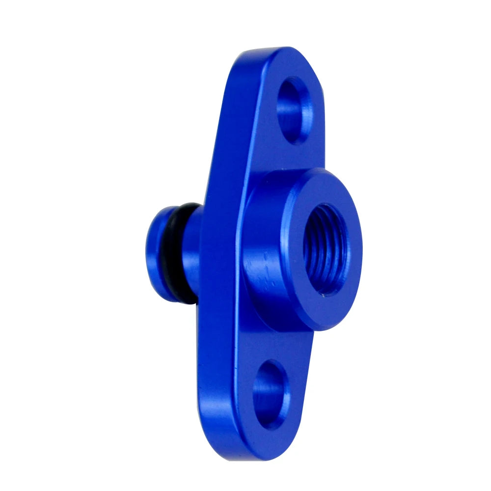 WLR RACING - 1/8 NPT Fuel Rail Pressure Regulator Adapter Blue for