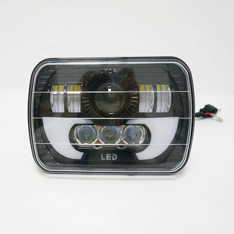 5x7'' Auto headlamp 5x7 inch High Low Beam square led headlight for