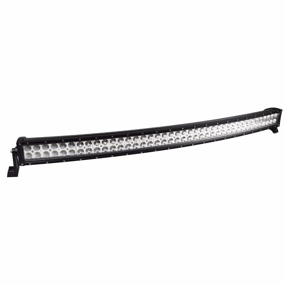 42"inch 240W combo beam curved led light bar + 2pcs 4"18W flood work