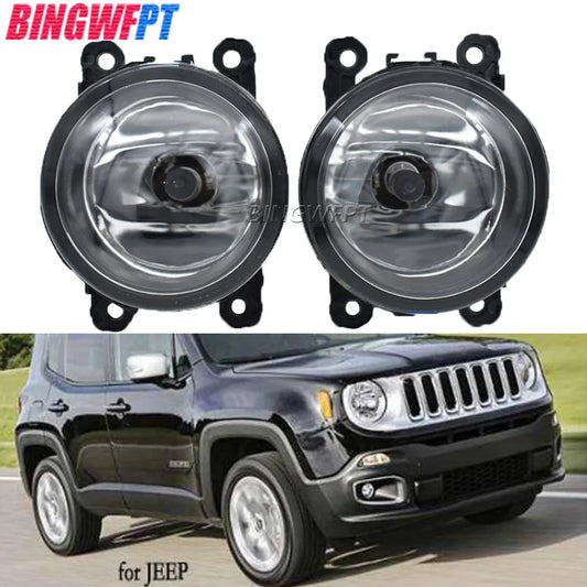 2PCS / LOT Fog Lamp Fog Lights LED Headlight For Jeep Renegade 2015