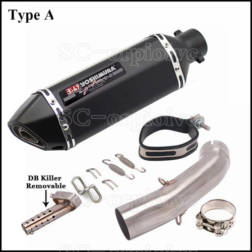 Yoshimura Exhaust Modified Muffler Escape moto Middle Link Pipe For