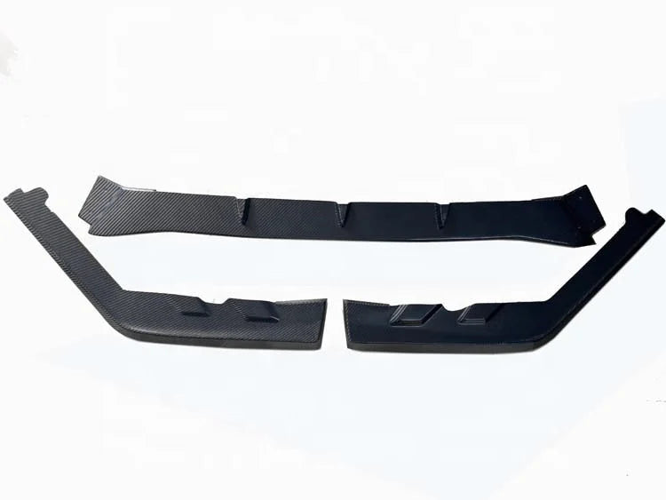 2015-18  3-PC MP style  Carbon Fiber FRONT BUMPER LIP SPLITTER  For