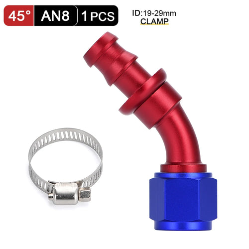 Universal AN6 AN8 AN10 Push-on Hose End Fittings Fuel Oil Cooler Hose