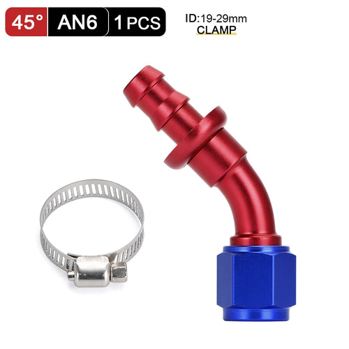 Universal AN6 AN8 AN10 Push-on Hose End Fittings Fuel Oil Cooler Hose