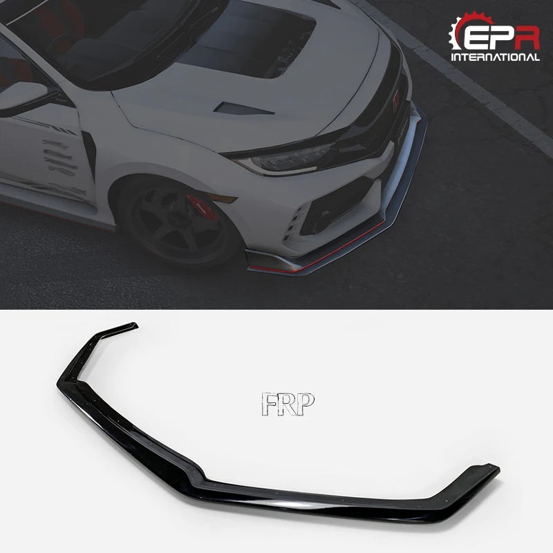 VRSAR1 Style FRP Fiber Glass Front Lip Fiberglass Bumper Splitter