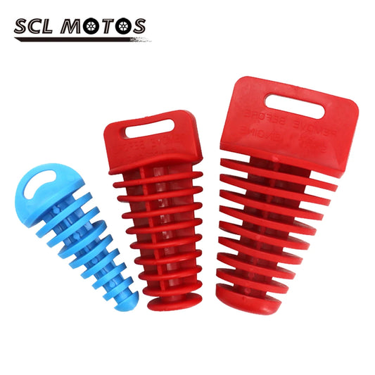 SCL MOTOS 1PC 15-62mm Motorcycle Exhaust Pipe PVC Plug Muffler Wash