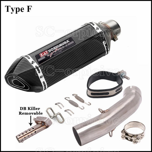 Yoshimura Exhaust Modified Muffler Escape moto Middle Link Pipe For