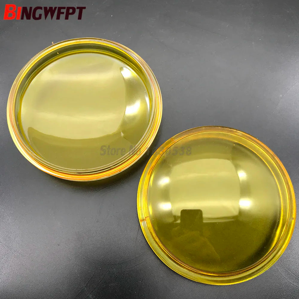 2pcs Round Diameter 90mm Fog Lights Anti-fog Glass Tempered Glass For