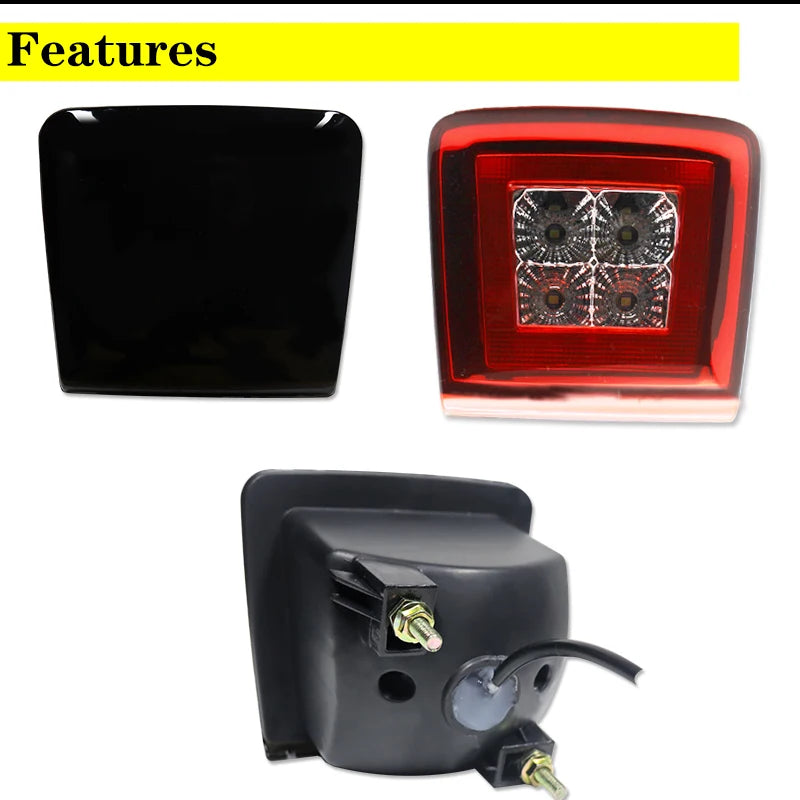 1PC 3rd 4th All-In-One LED Rear Fog Light/ Backup Reverse Light/ Tail