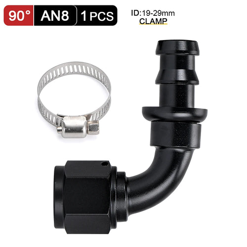 Universal AN6 AN8 AN10 Push-on Hose End Fittings Fuel Oil Cooler Hose