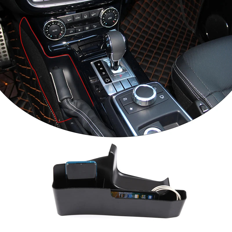 ABS Plastic Car Central Control Handbrake Storage Box For