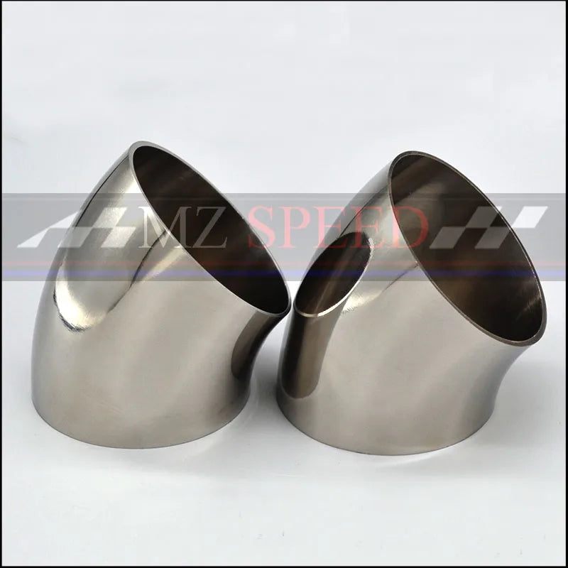 51mm 57mm 63mm 76mm OD Sanitary Butt Weld 45 Degree Elbow Bend Pipe