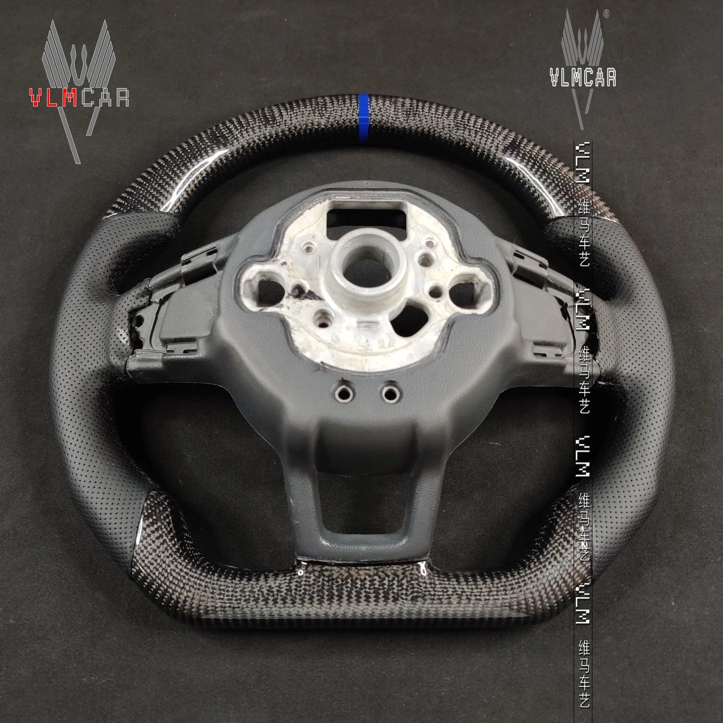 VLMCAR Private Custom Carbon Fiber Steering Wheel For VW Golf MK7