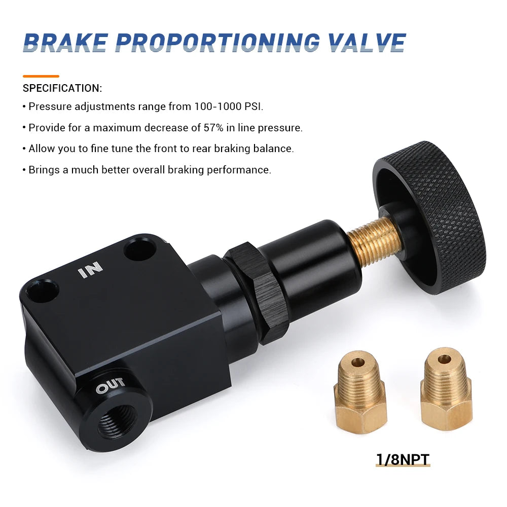 VR - Brake Bias Proportioning Valve Pressure Regulator For Brake