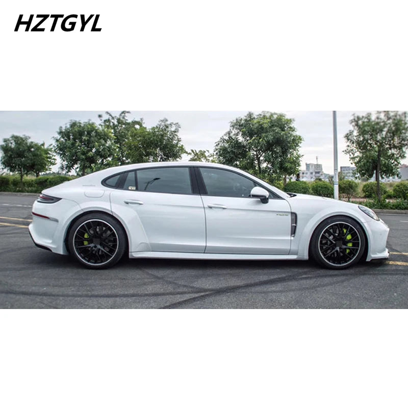 Wide Style Unpainted FRP Material Car Body Kit Front Rear Bumper Lip