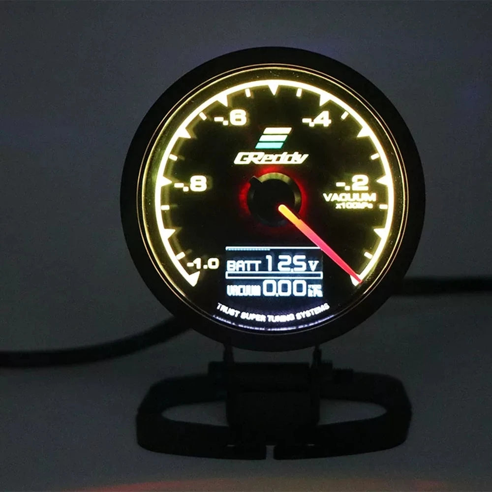 62MM 1 Inch Racing Gauge Greddi Multi D/A LCD Digital Display Turbo