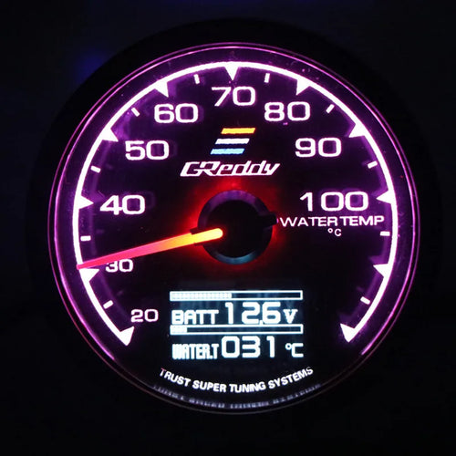 7 Color Turbo Boost Gauge Car Multi LCD Digital Display Racing Meter