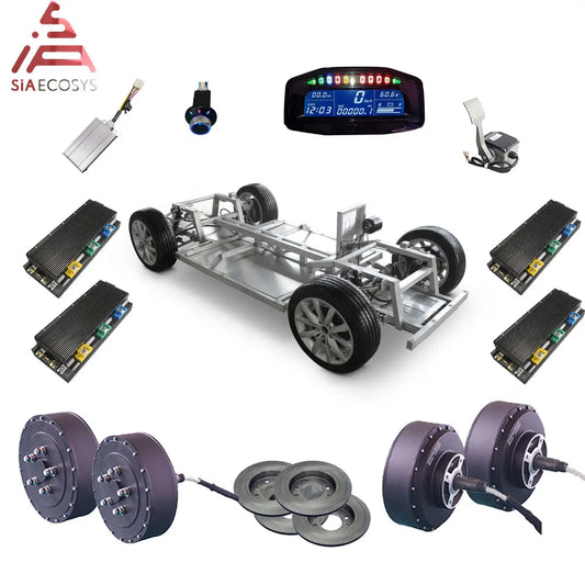 SIA 273 8000W 4wd 96V 120kph BLDC brushless electric car conversion