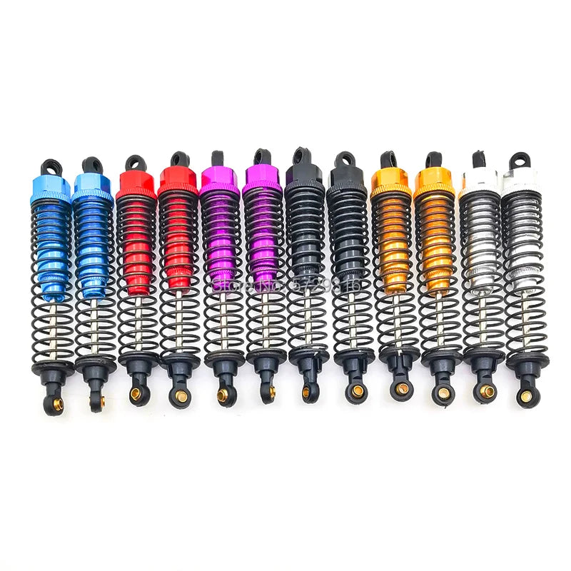 4pcs Adjustable HSP 108004 08041 Aluminum Oil Shock Absorber Oil