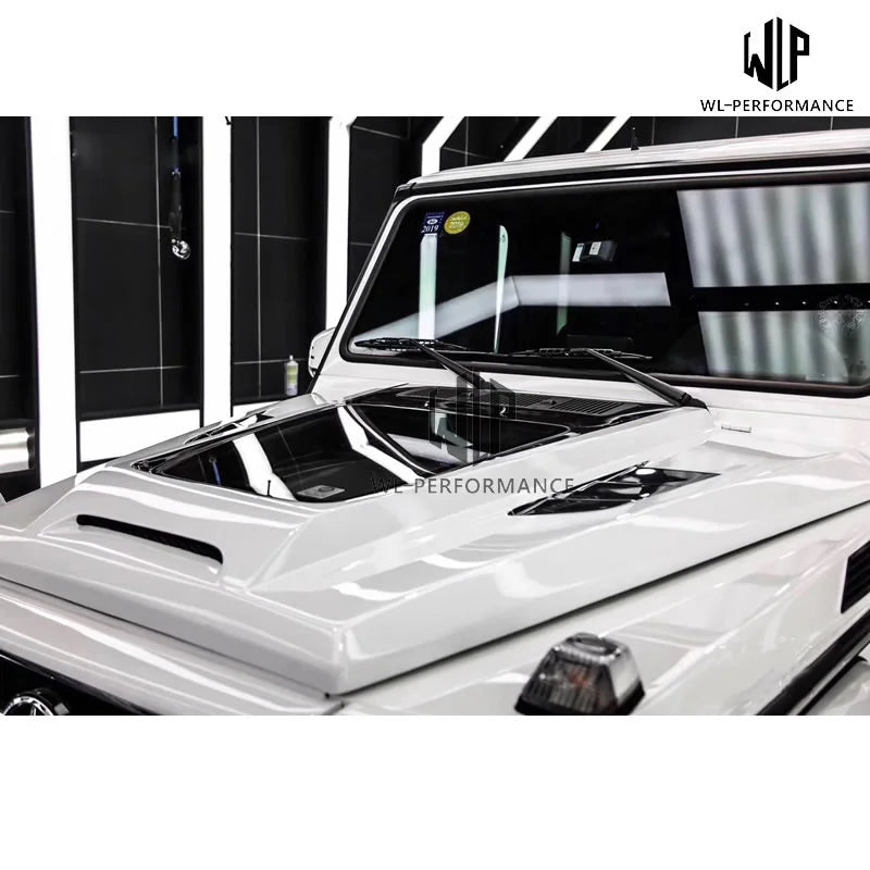 W463 High Quality Carbon Fiber /frp Engine Hood Transparent Bonnets