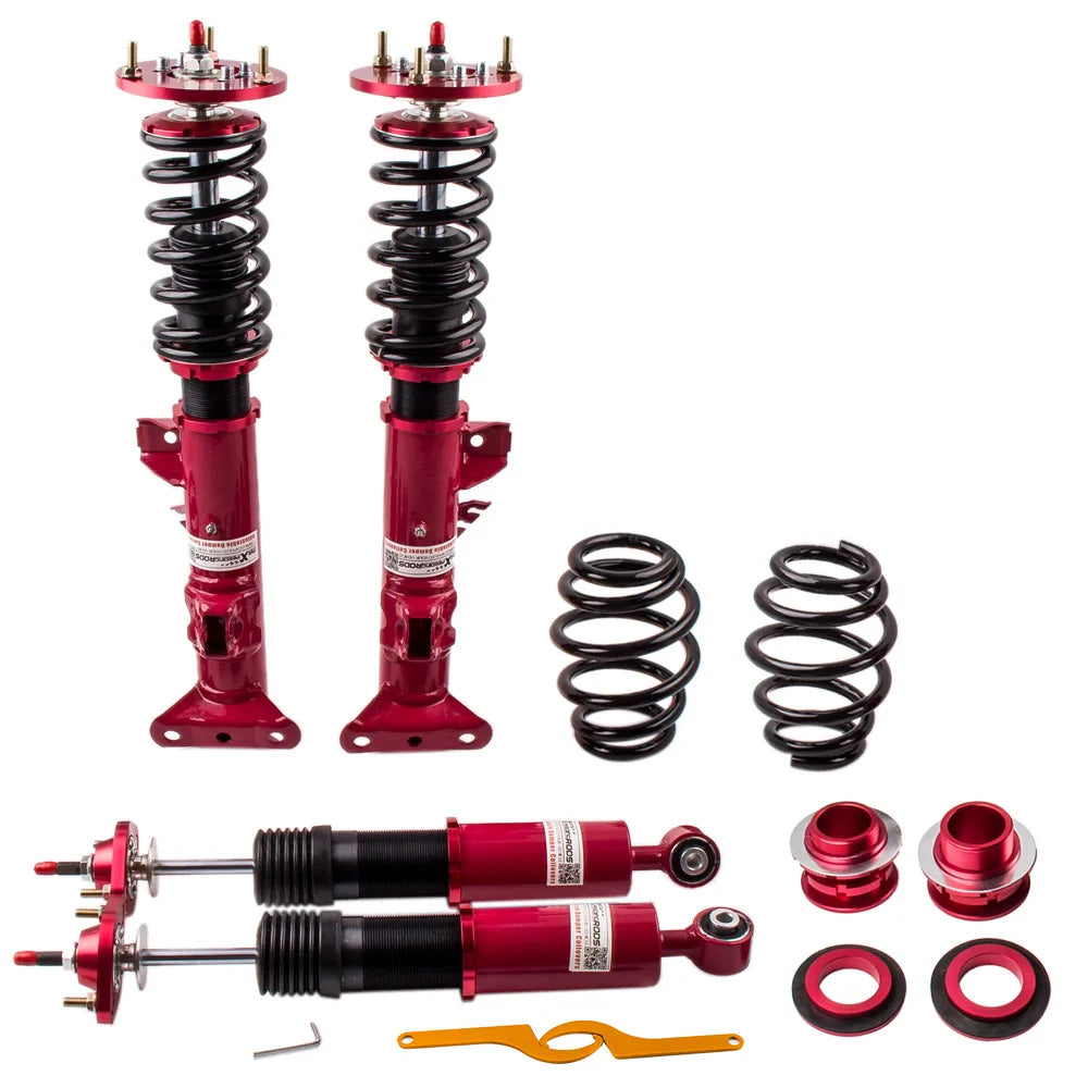 24 Ways Shock strut Adj. Coilover Spring Suspension Strut for BMW E36