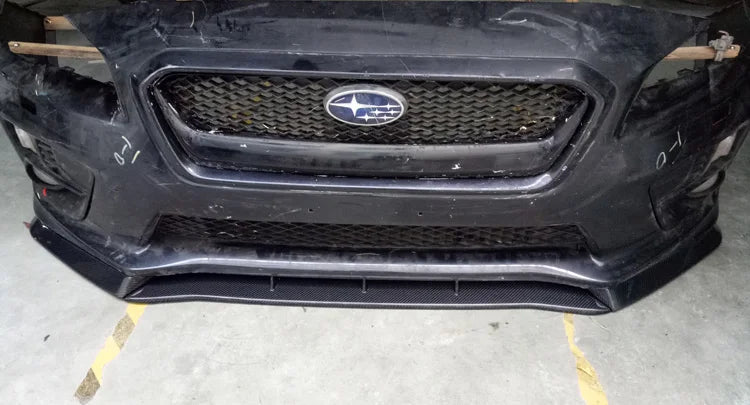 2015-18  3-PC MP style  Carbon Fiber FRONT BUMPER LIP SPLITTER  For