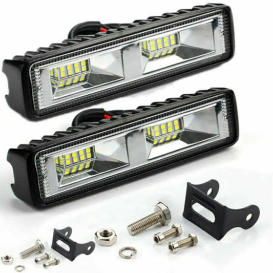 1 Pair 48W DRL LED Spot Flood Work Light Worklight 12V 24V Led Work