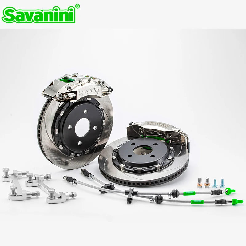 SAVANINI Racing Car Big Brake Caliper Kit small 6 Piston Brake Rotors