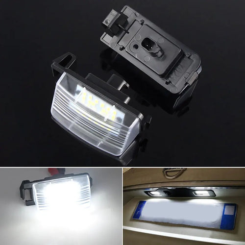 2Pcs LED License Number Plate Lights Lamp For Nissan Versa 4D 5D