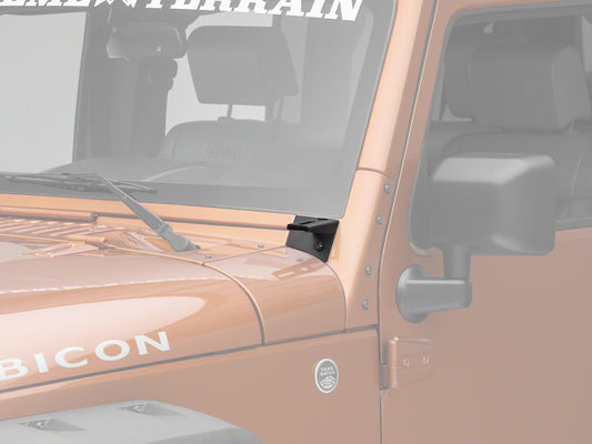 Raxiom Axial Series Windshield Pillar Mounted Light Brackets